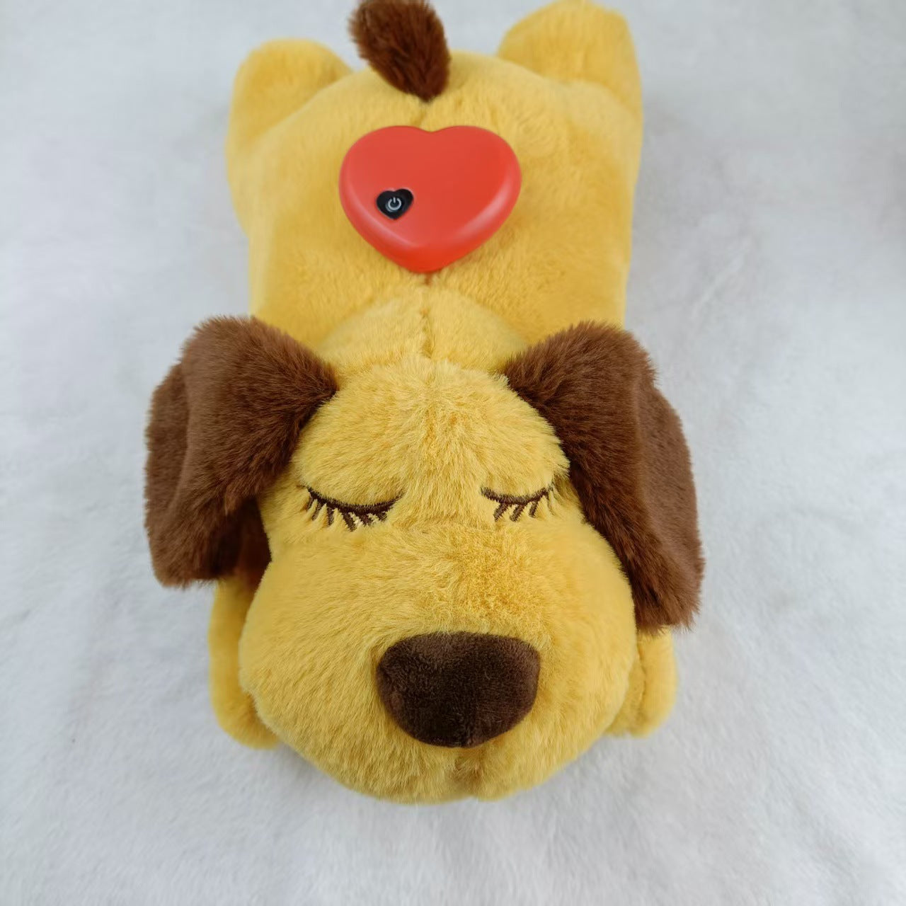 🎁 Calming Heartbeat Plush Toy for Dogs | Anxiety Relief Sleep Companion (100% off)